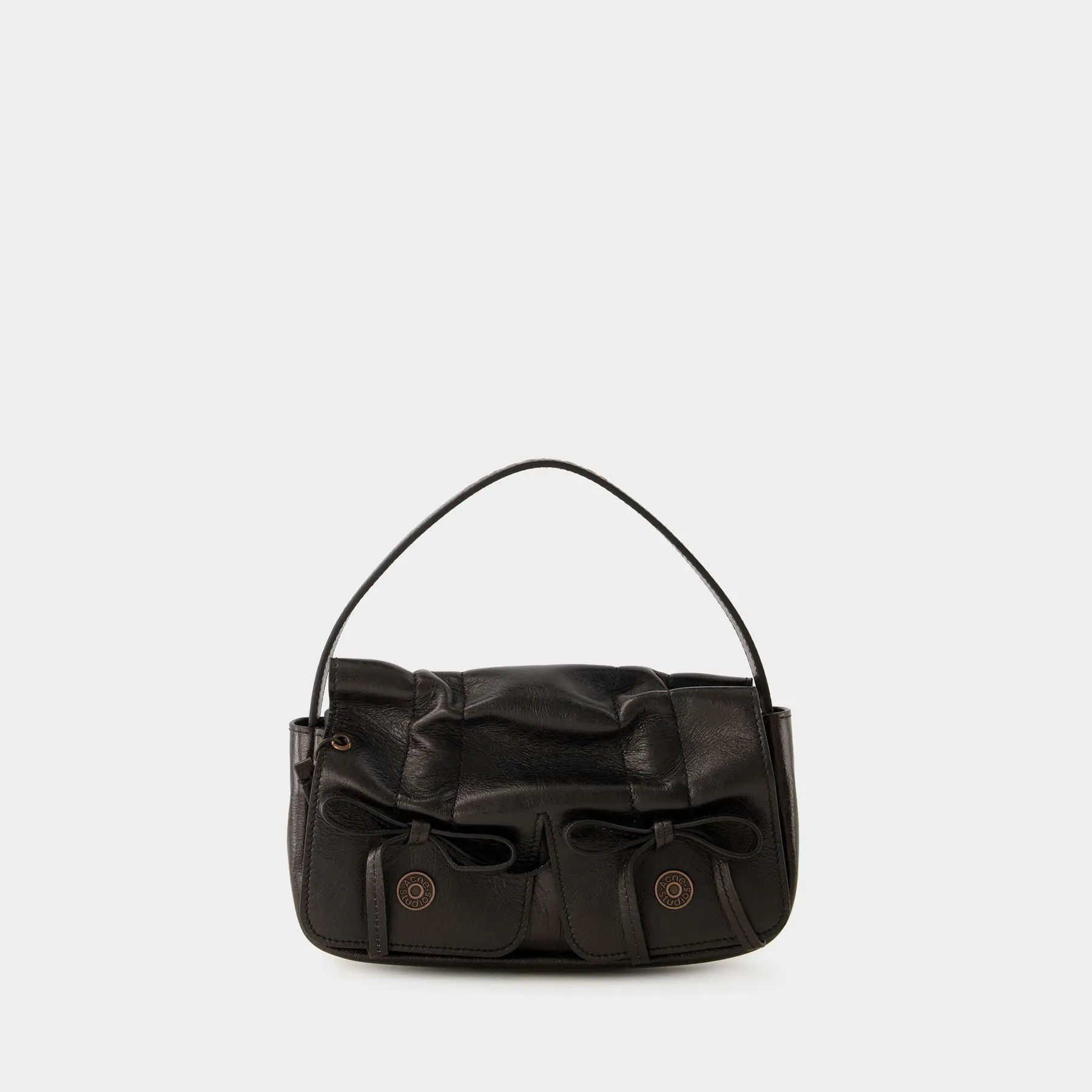 Acne Studios  Atroska Micro Hobo Bag - Acne Studios - Leather - Dark Brown