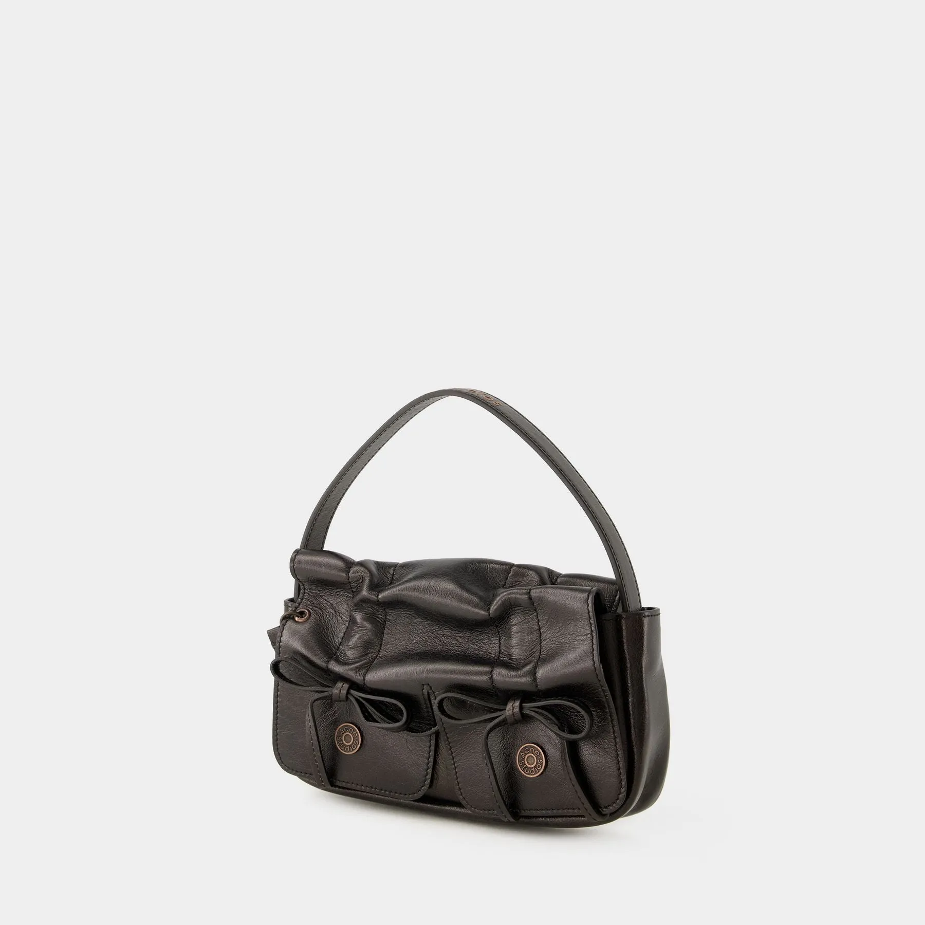 Acne Studios  Atroska Micro Hobo Bag - Acne Studios - Leather - Dark Brown