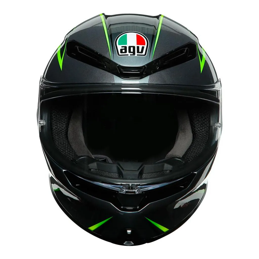 AGV - K-6 Flash Black/Grey/Yellow Helmet