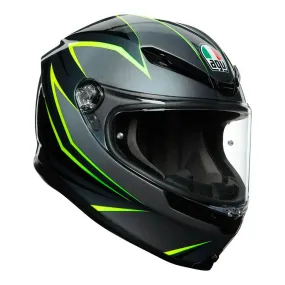 AGV - K-6 Flash Black/Grey/Yellow Helmet