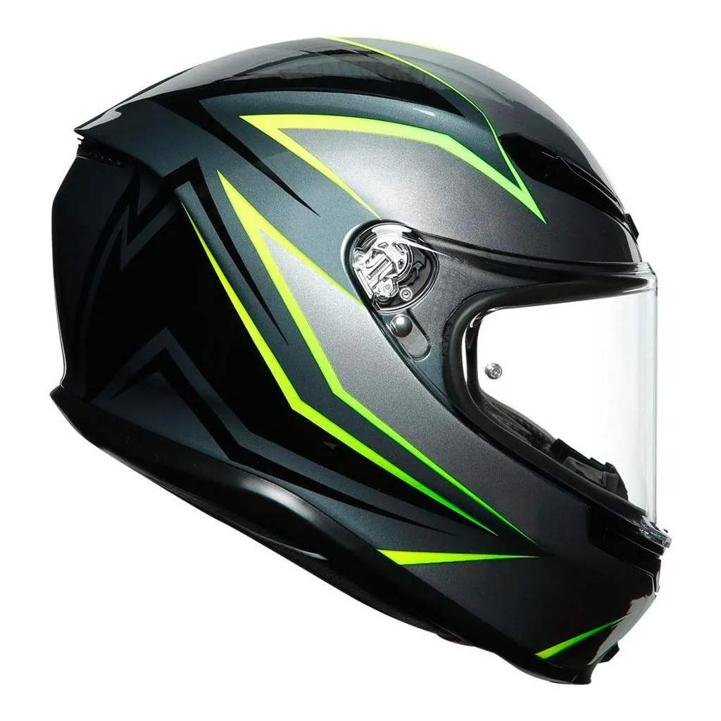 AGV - K-6 Flash Black/Grey/Yellow Helmet