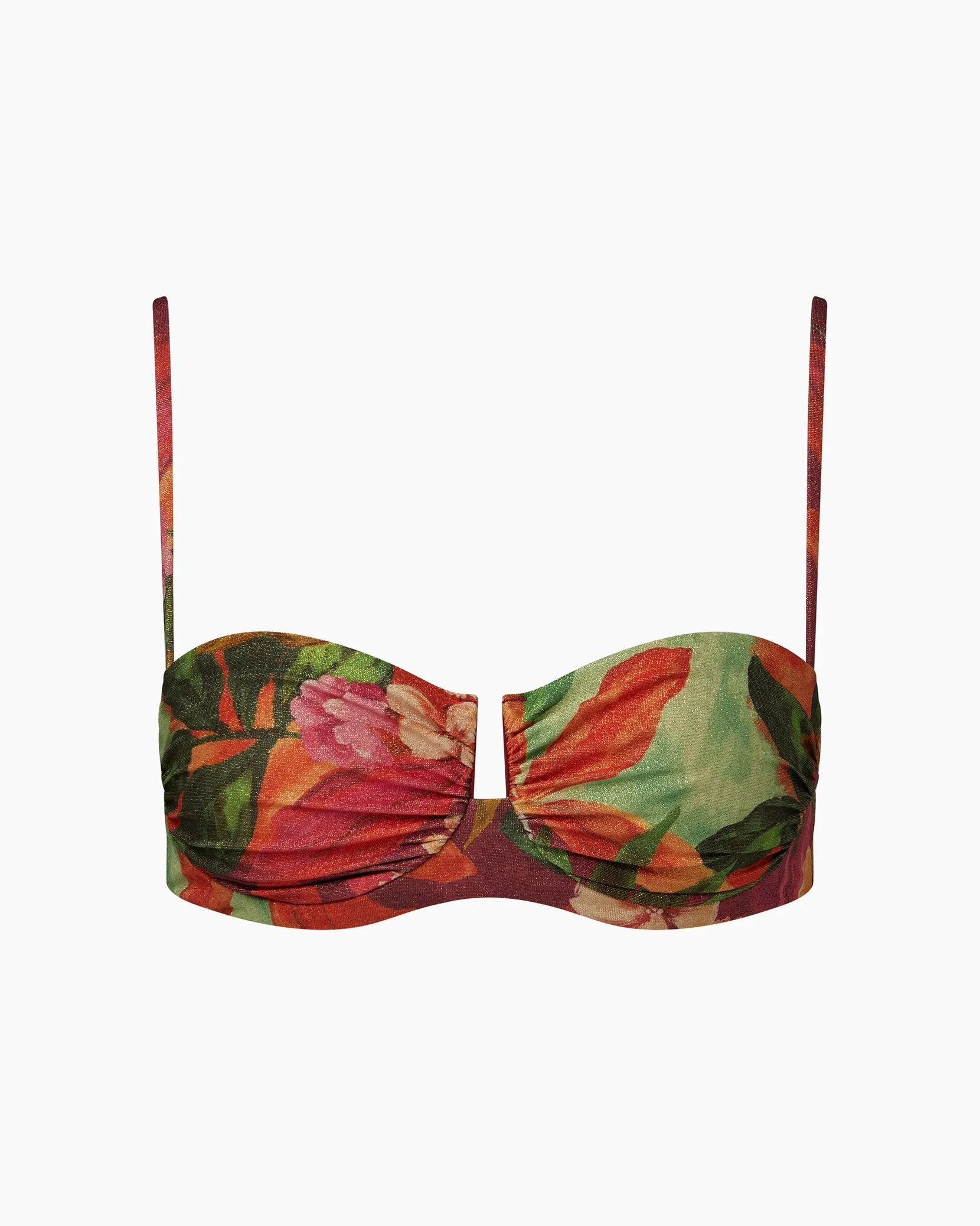 Alessia Bikini Top | Rhubarb