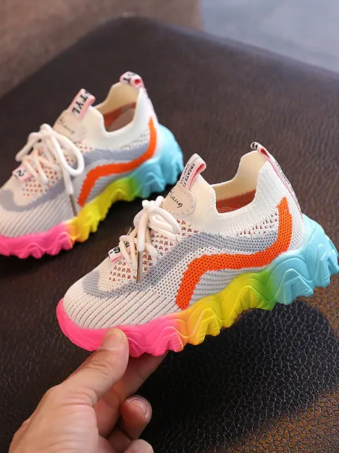 All Those Pretty Colors Sneakers By Liv and Mia