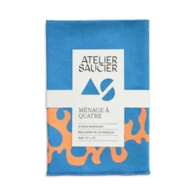 Atelier Saucier The Fuego Napkins, Set of 4