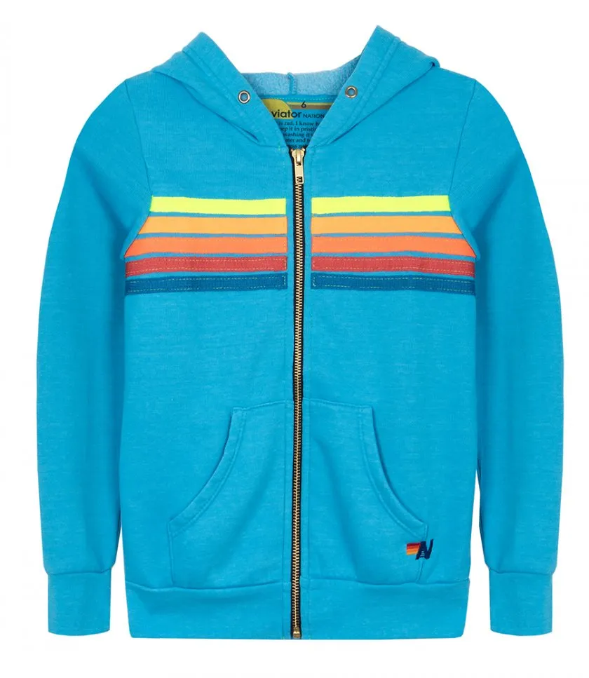 AVIATOR NATIONKIDS 5 STRIPE KIDS HOODIE