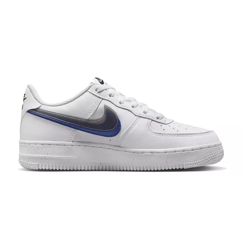 Baskets Nike Air Force 1 (Gs) - Blanc/Gris - Femme