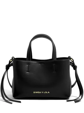 Bimba y Lola mini Chihuahua cross body bag - Black