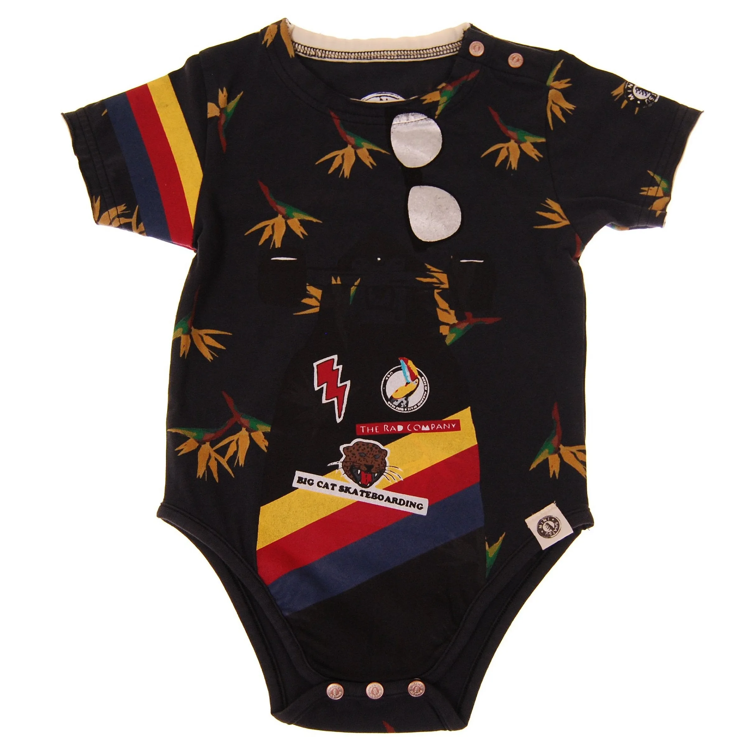 Birds of Paradise Skateboard Bodysuit by: Mini Shatsu