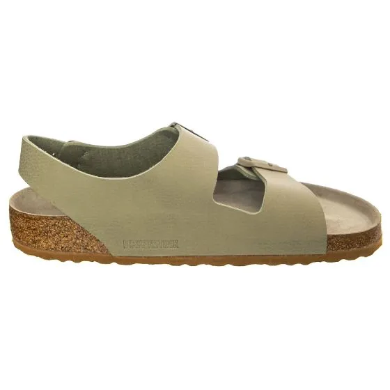 Birkenstock M' Milano SFB Desert Soil Faded Khaki Birko Flor Sandals