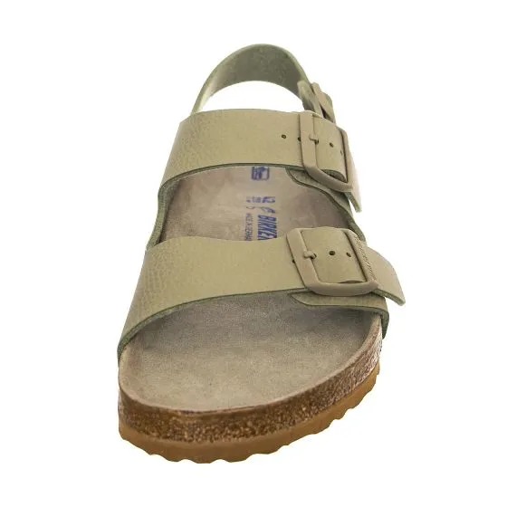 Birkenstock M' Milano SFB Desert Soil Faded Khaki Birko Flor Sandals