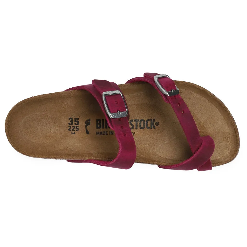 Birkenstock Unisex Sandals Mayari Casual Buckle Slip-On Oiled Leather - UK 7.5