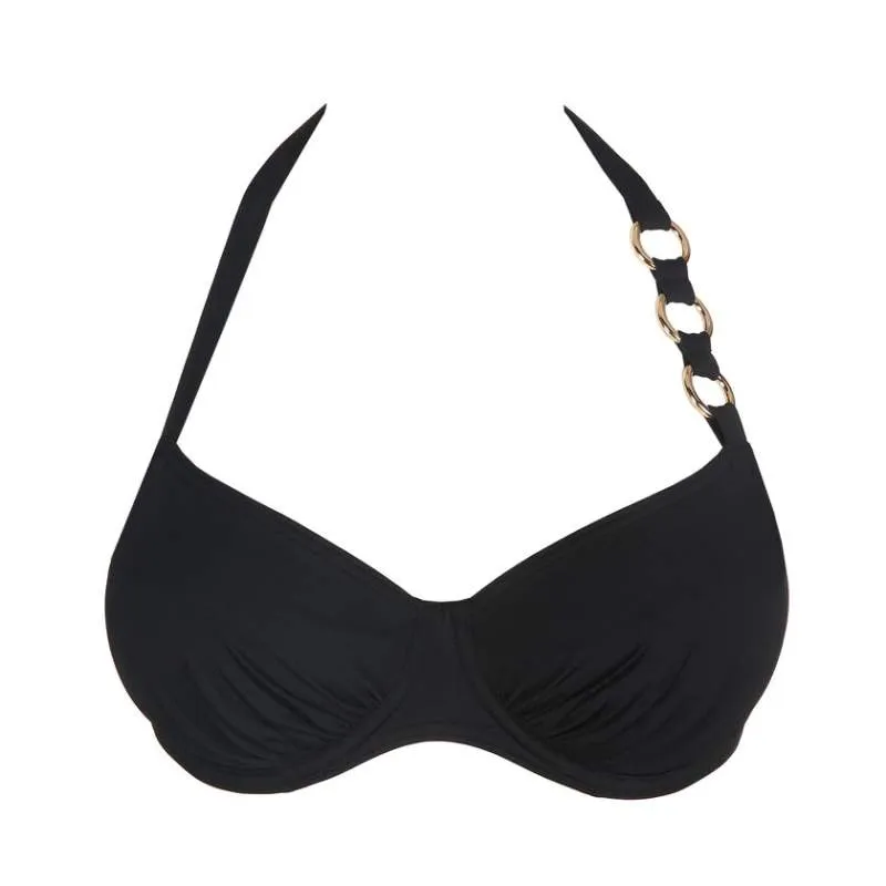 Black bikini underwired and non padded- Unas1 Primadonna Discount- Bikini underwired plus sizes, control       2024 Hannover