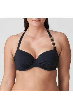 Black bikini underwired and non padded- Unas1 Primadonna Discount- Bikini underwired plus sizes, control       2024 Hannover