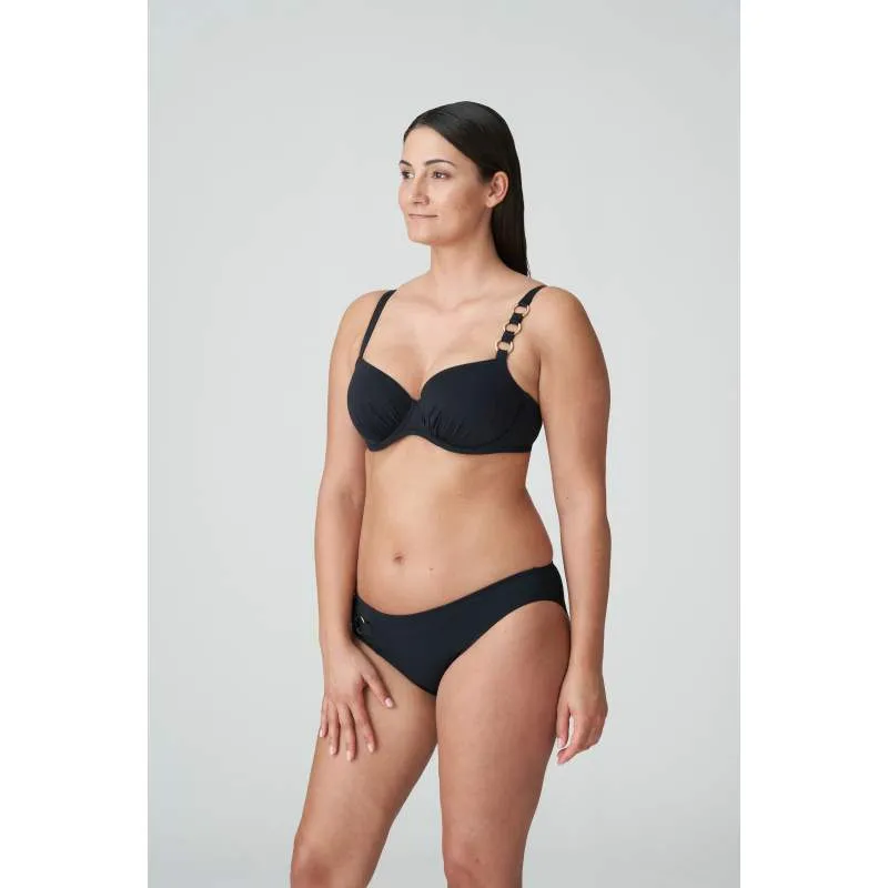 Black bikini underwired and non padded- Unas1 Primadonna Discount- Bikini underwired plus sizes, control       2024 Hannover