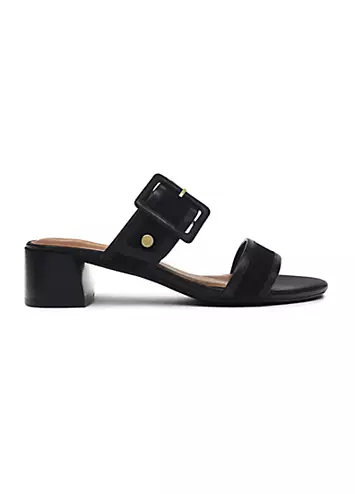 Black Buckle Mule Buckle Mule Sandals by Radley London | Look Again