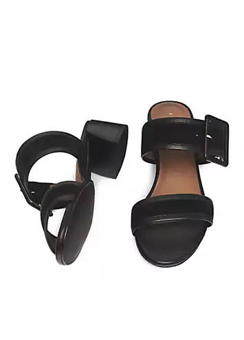 Black Buckle Mule Buckle Mule Sandals by Radley London | Look Again