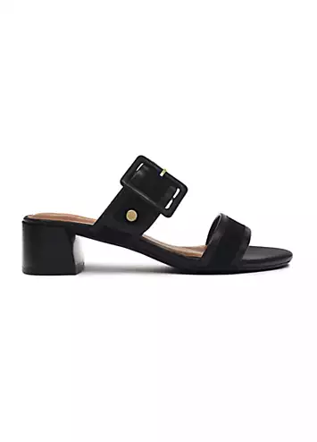 Black Buckle Mule Buckle Mule Sandals by Radley London | Look Again