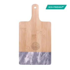 BLACK MARBLE & BAMBOO CUTTING BOARD