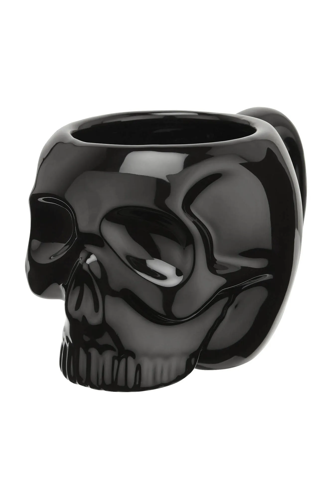 Black Skull Mug