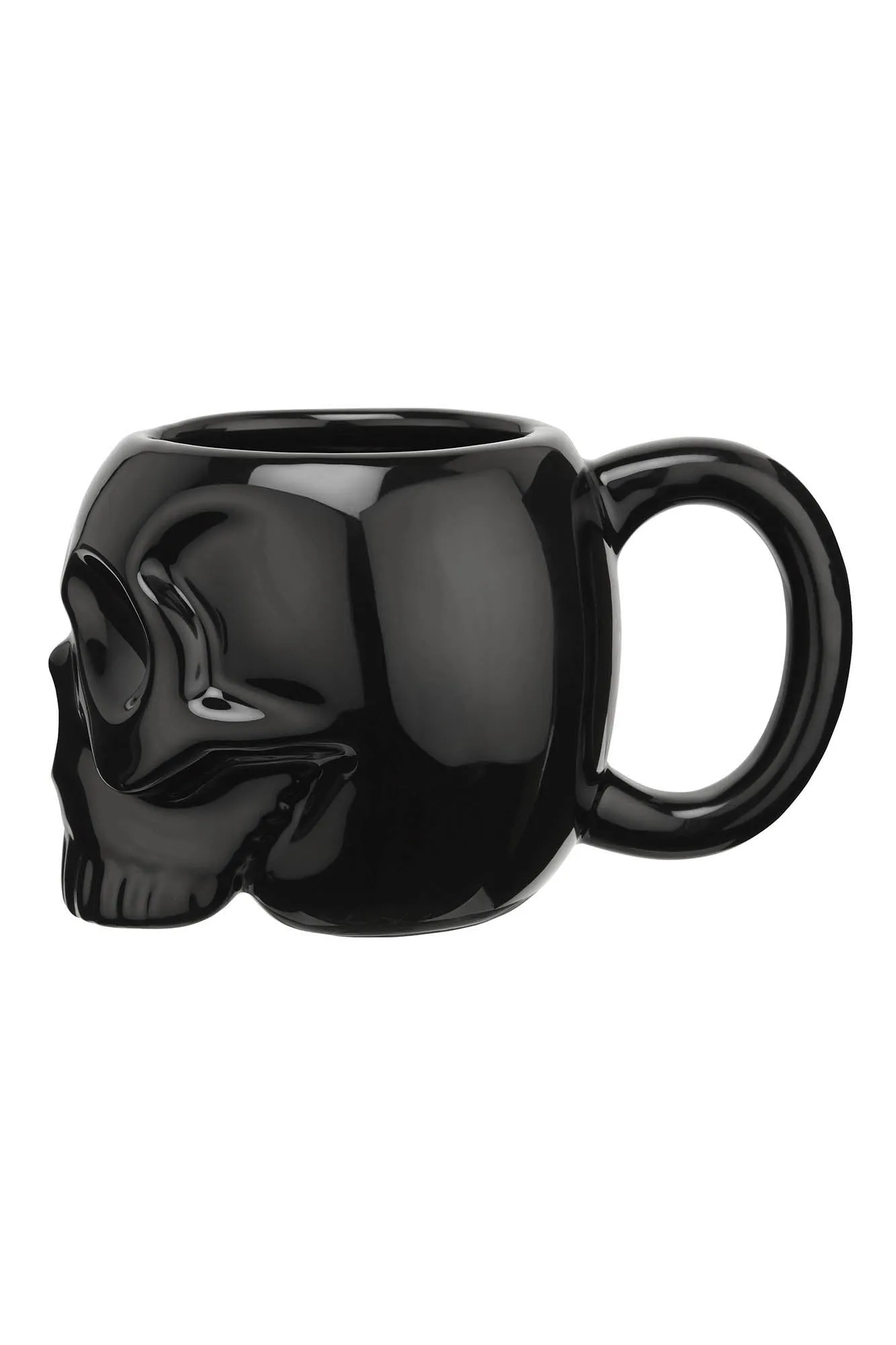 Black Skull Mug