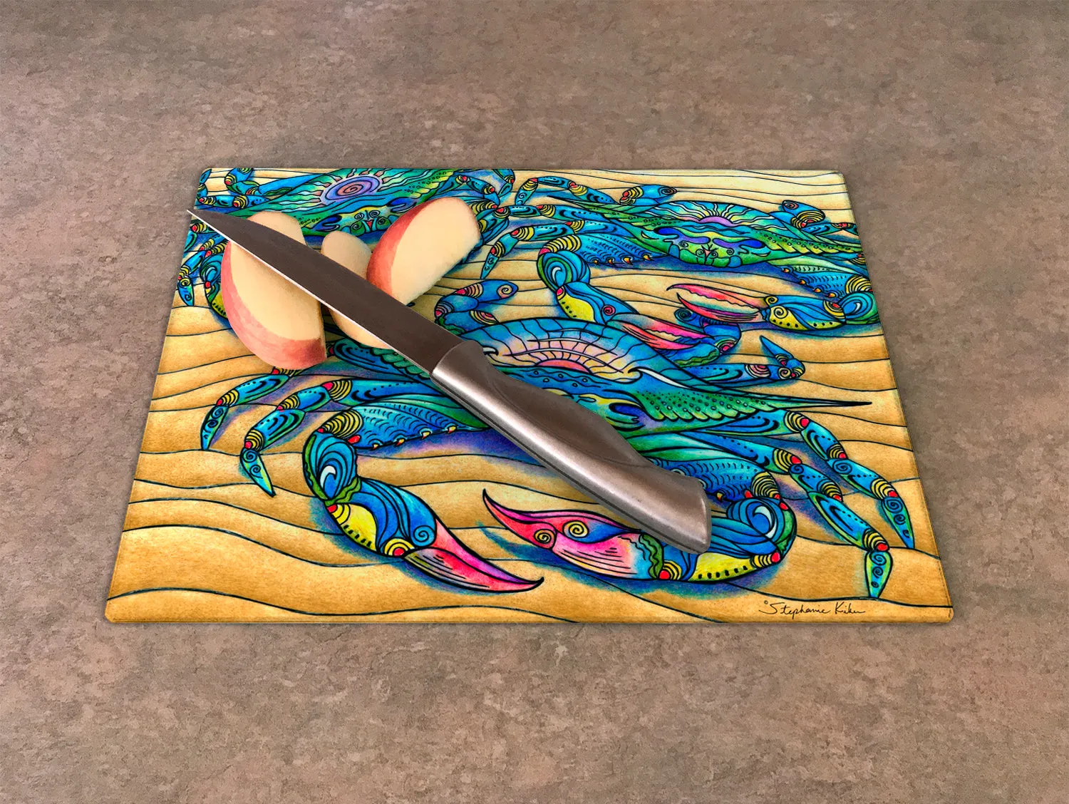 Blue Crabs Cutting Board