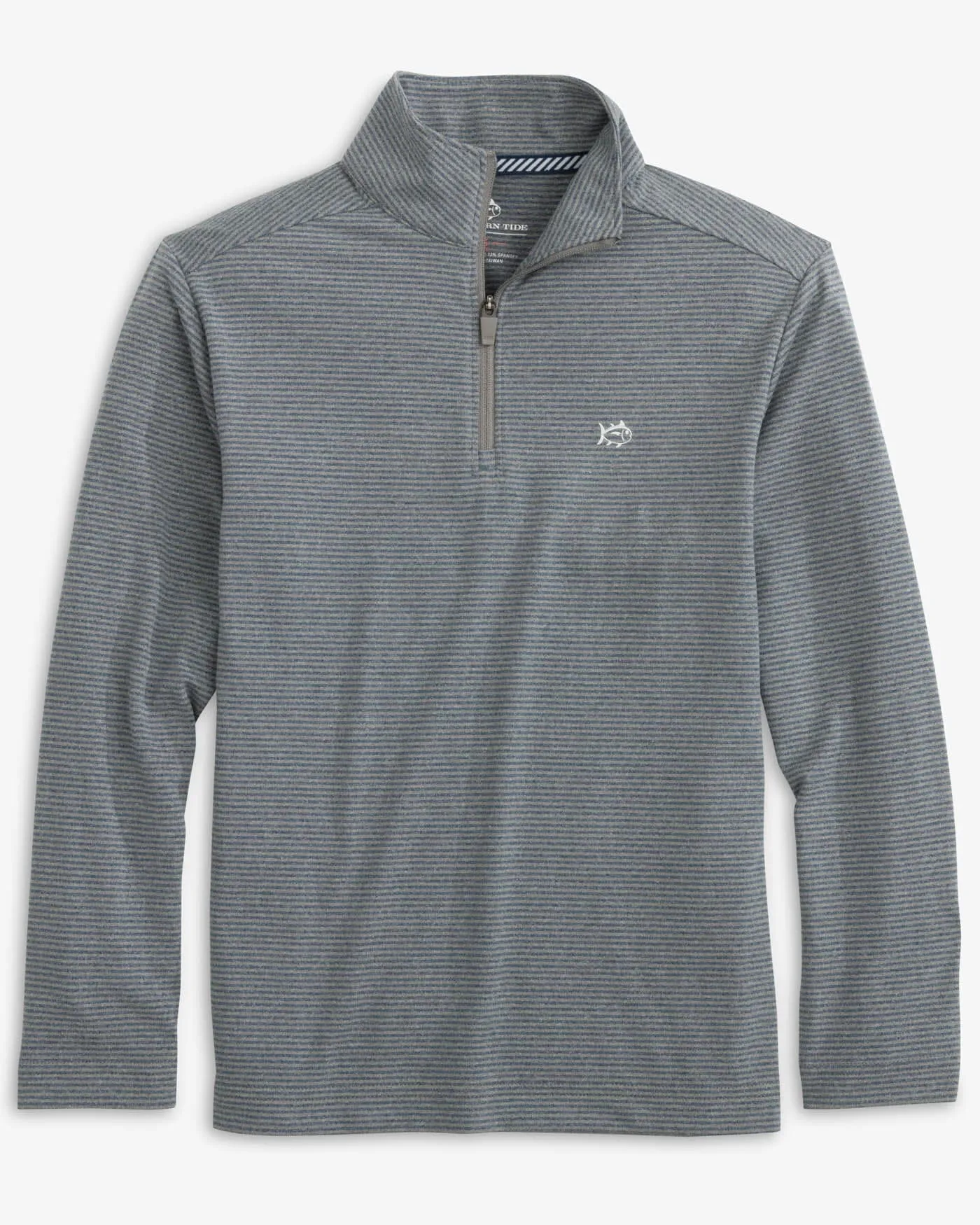 Boys Cruiser Heather Micro-Stripe Quarter Zip Pullover