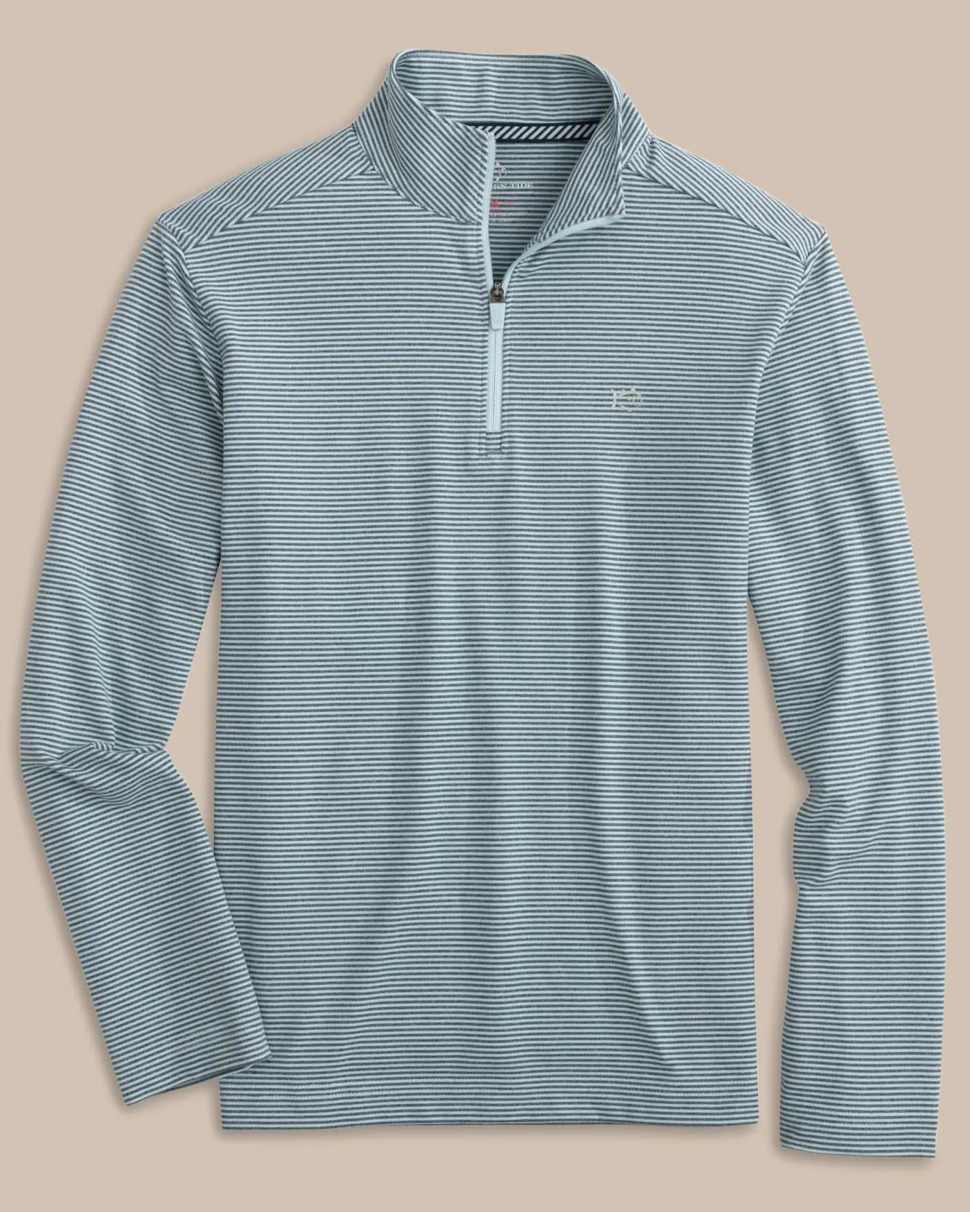 Boys Cruiser Heather Micro-Stripe Quarter Zip Pullover