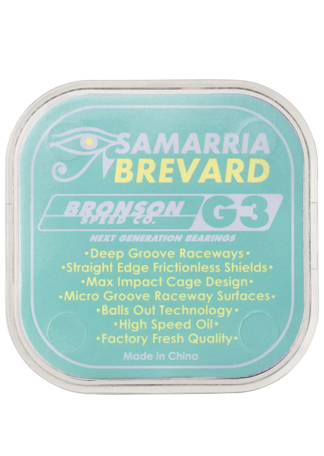 Bronson G3 Samarria Brevard Skateboard Bearings