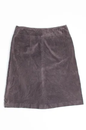 Brown Angle Cord Skirt