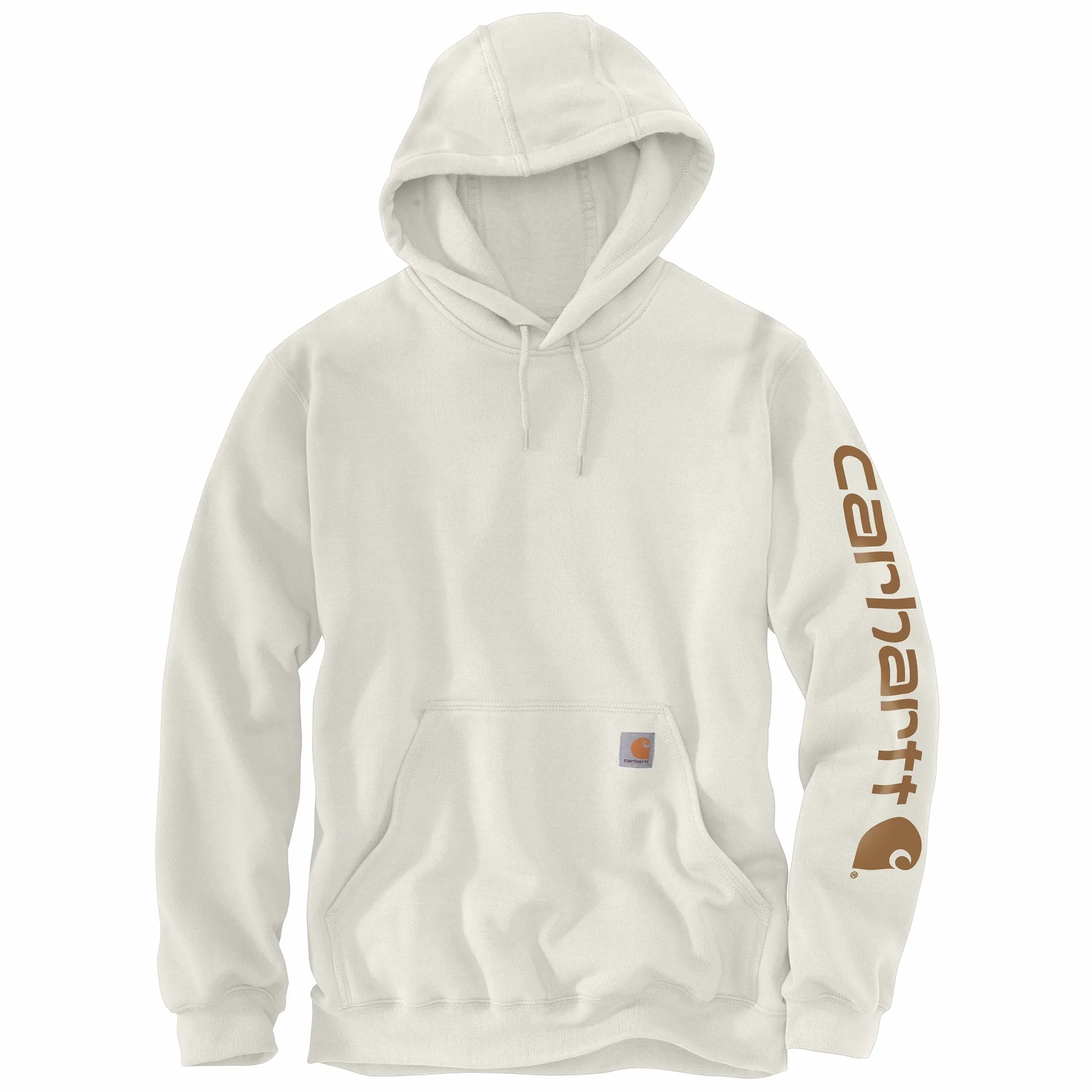 Carhartt Men's Signature Logo Hooded Pullover Sweatshirt