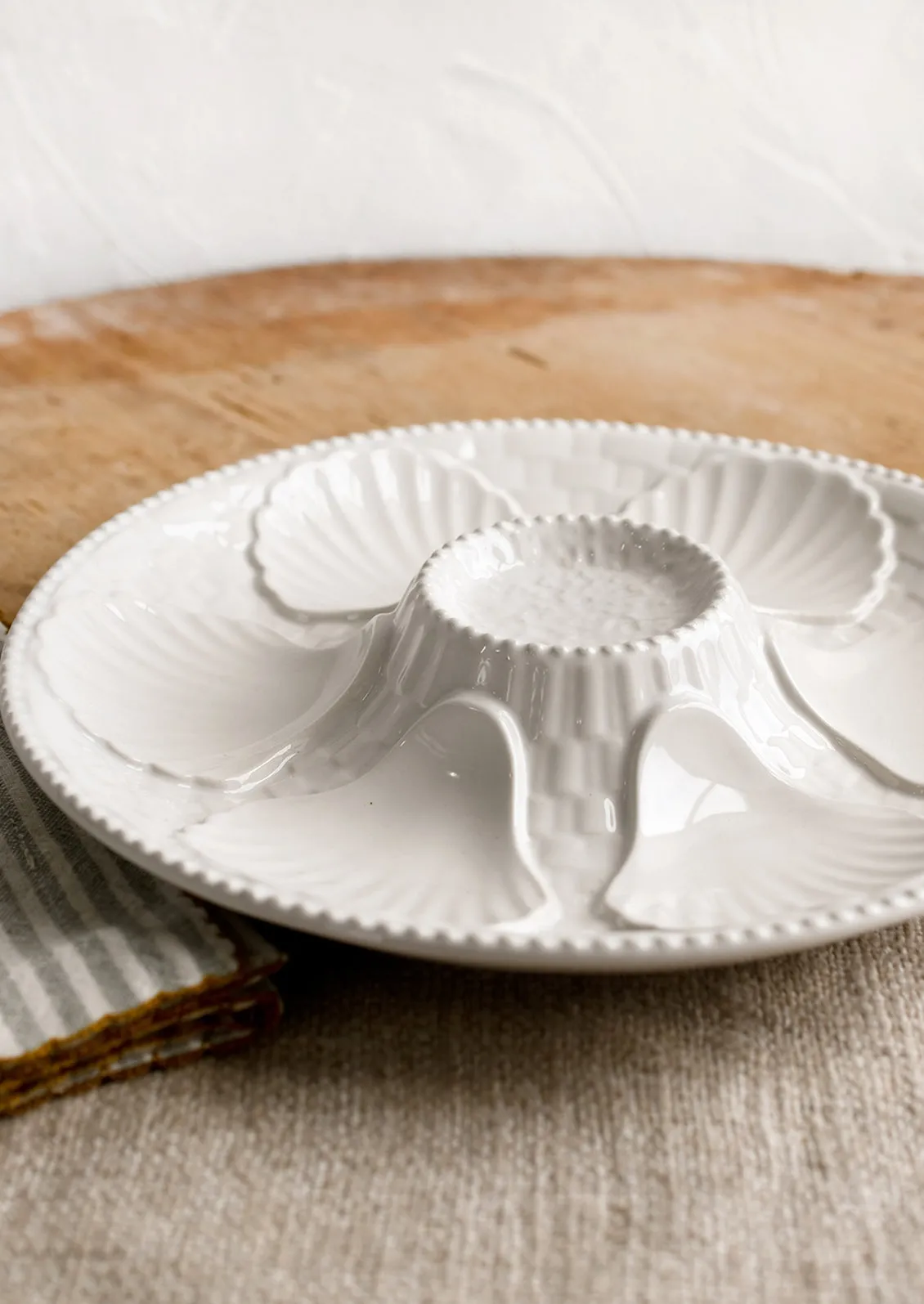 Ceramic Oyster Serving Plate