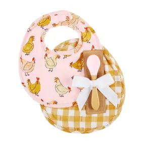 Chicken Bib & Spoon Set