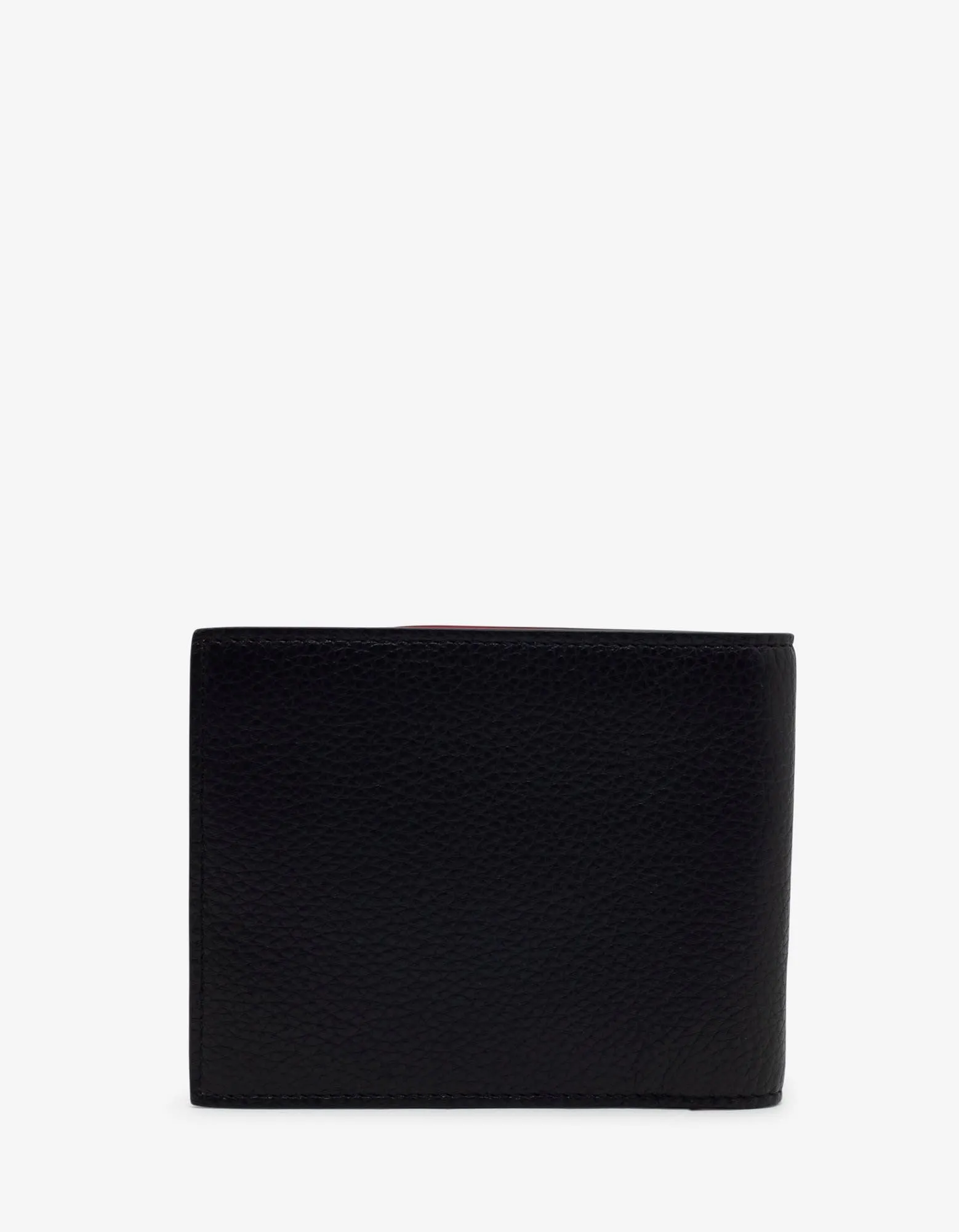 Christian Louboutin Coolcard Sneakers Sole Black & Red Billfold Wallet