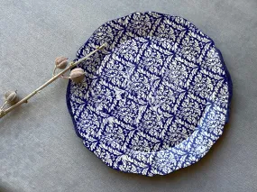 Cobalt Blue Plate, Circle Plate, Party Platter