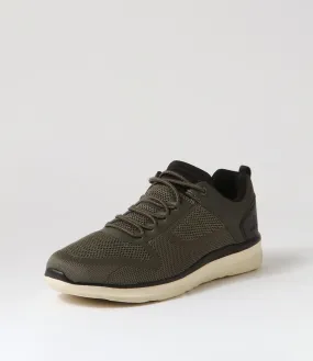 COLORADO Drone Olive Knit Sneakers