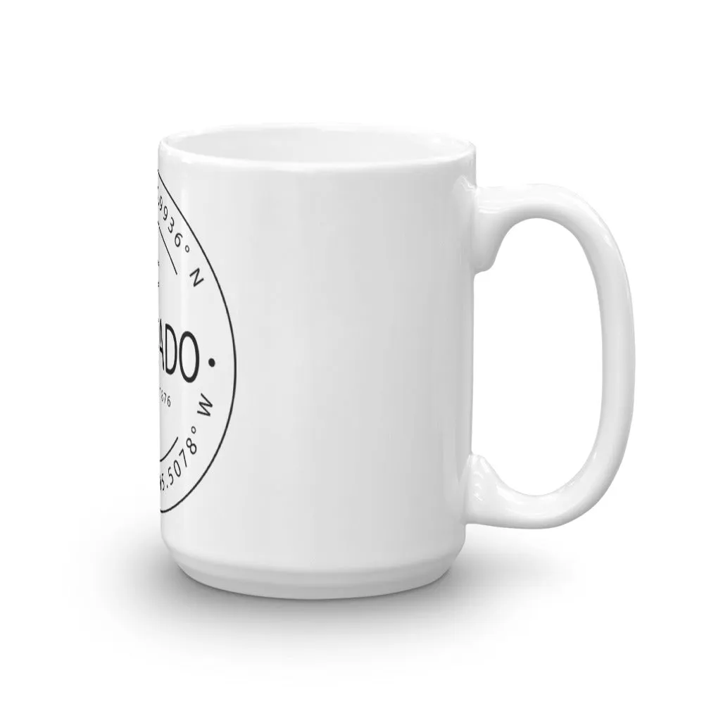 Colorado - Mug - Latitude & Longitude