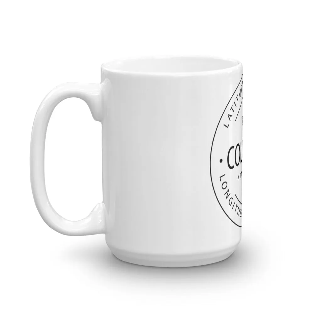 Colorado - Mug - Latitude & Longitude