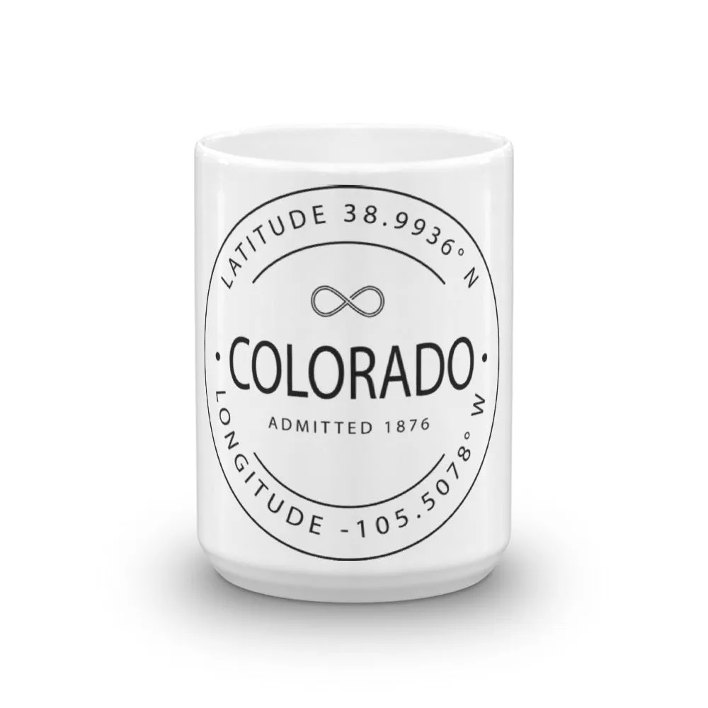 Colorado - Mug - Latitude & Longitude