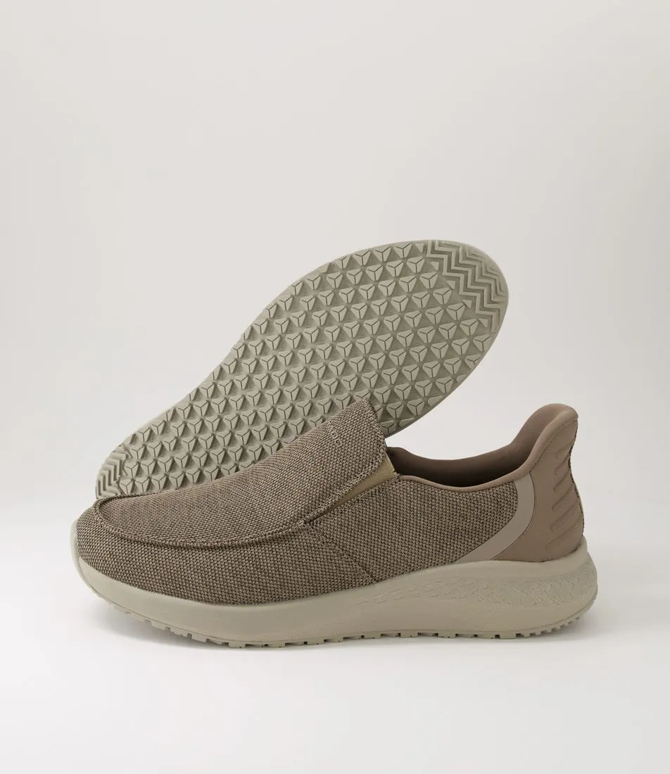 COLORADO Orsen Taupe Knit Sneakers