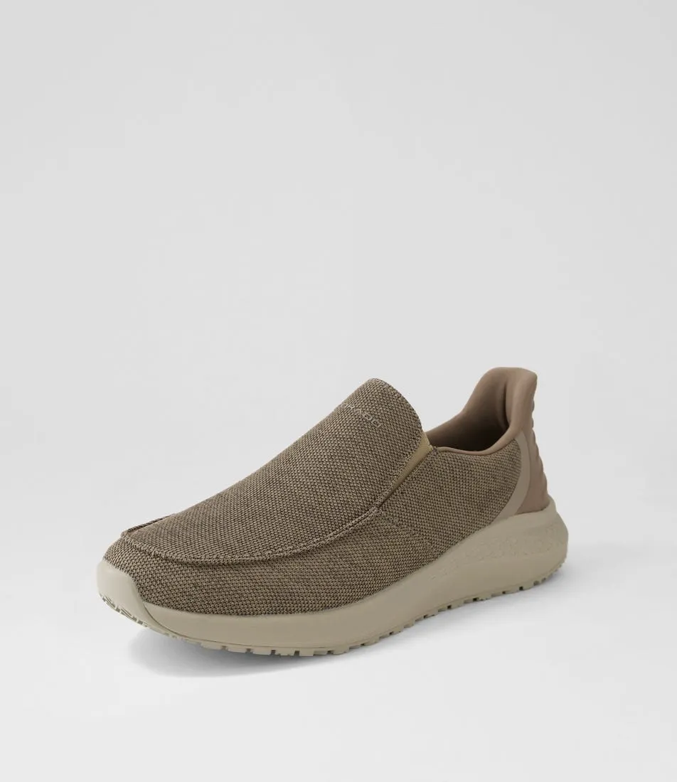 COLORADO Orsen Taupe Knit Sneakers