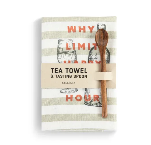 Cotton Tea Towel and Tasting Spoon