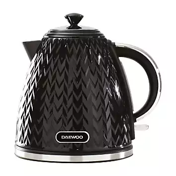 Daewoo Argyle 1.7L 3Kw Jug Kettle - Black | Kaleidoscope