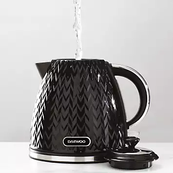 Daewoo Argyle 1.7L 3Kw Jug Kettle - Black | Kaleidoscope