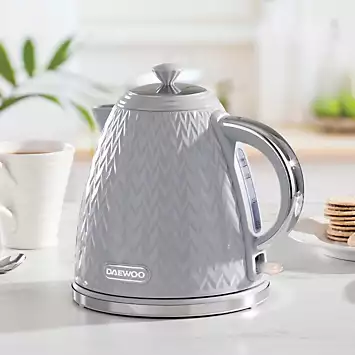 Daewoo Argyle 1.7L 3Kw Jug Kettle - Dark Grey | Kaleidoscope