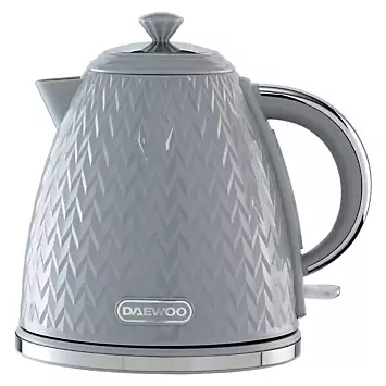 Daewoo Argyle 1.7L 3Kw Jug Kettle - Dark Grey | Kaleidoscope