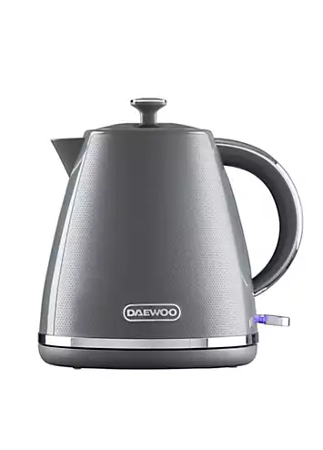 Daewoo Stirling 1.7L 3Kw Pyramid Kettle - Grey | Kaleidoscope