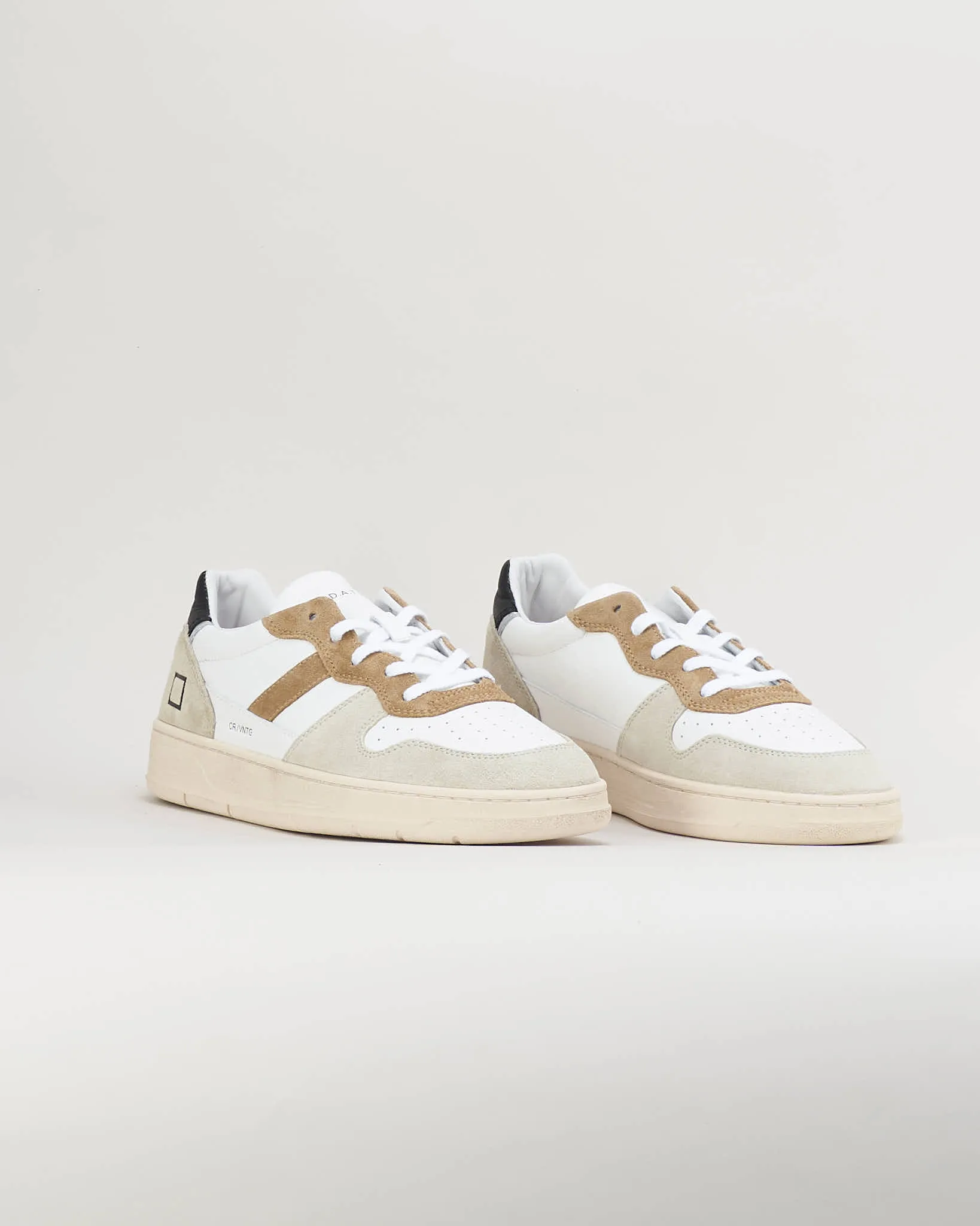 DATE Sneakers Court 2.0 Vintage Calf White Natural D.A.T.E.