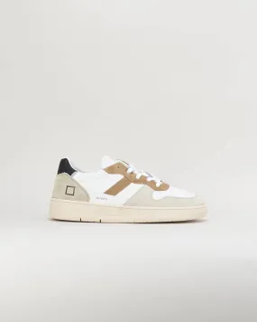 DATE Sneakers Court 2.0 Vintage Calf White Natural D.A.T.E.