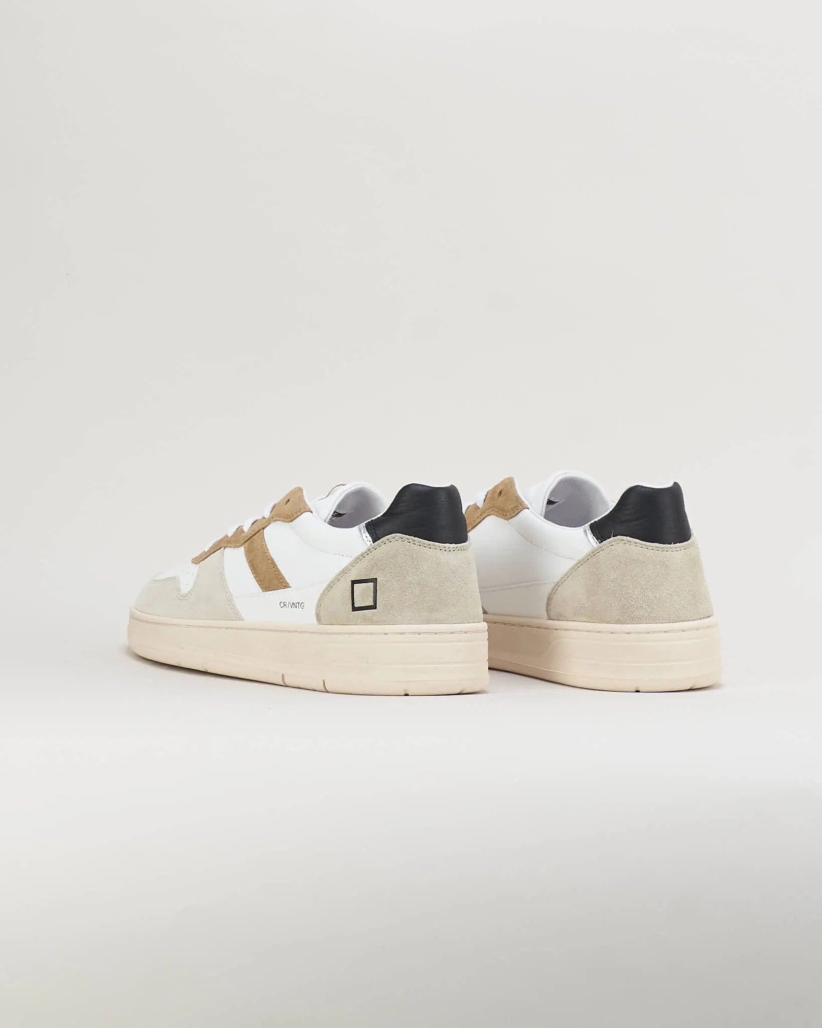 DATE Sneakers Court 2.0 Vintage Calf White Natural D.A.T.E.