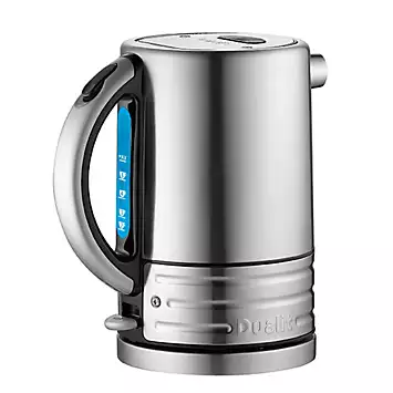 Dualit Architect 1.5L Kettle- Stainless Steel with Black Trim 72905 | Kaleidoscope